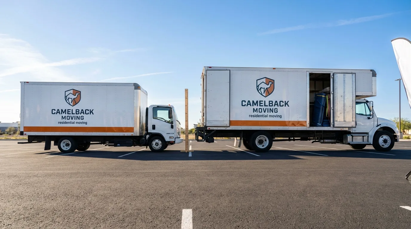 Moving truck size capacity guide in Prescott Valley